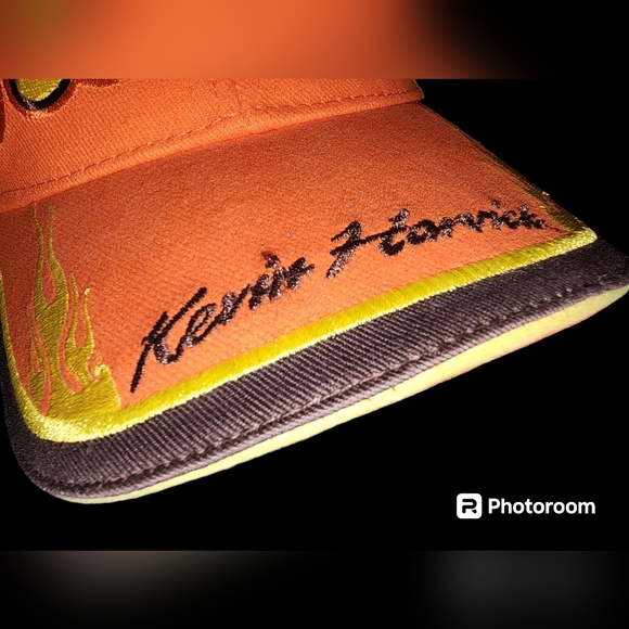 REESES CHASE Authentics Kevin Harvick #21 Racing Mens Strapback Hat Nascar - Picture 4 of 9